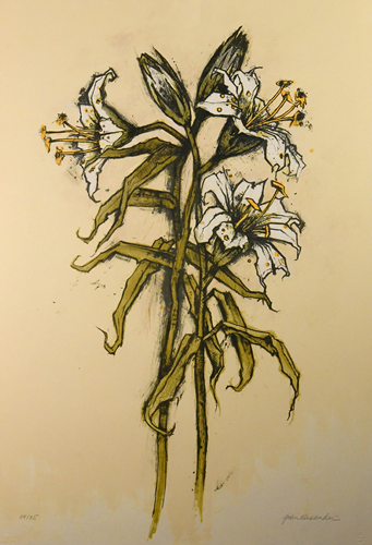 White Lilies, John Alexander, 2001