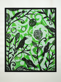 Rizzie, Dan, Blackberry Thieves I (green), 2008