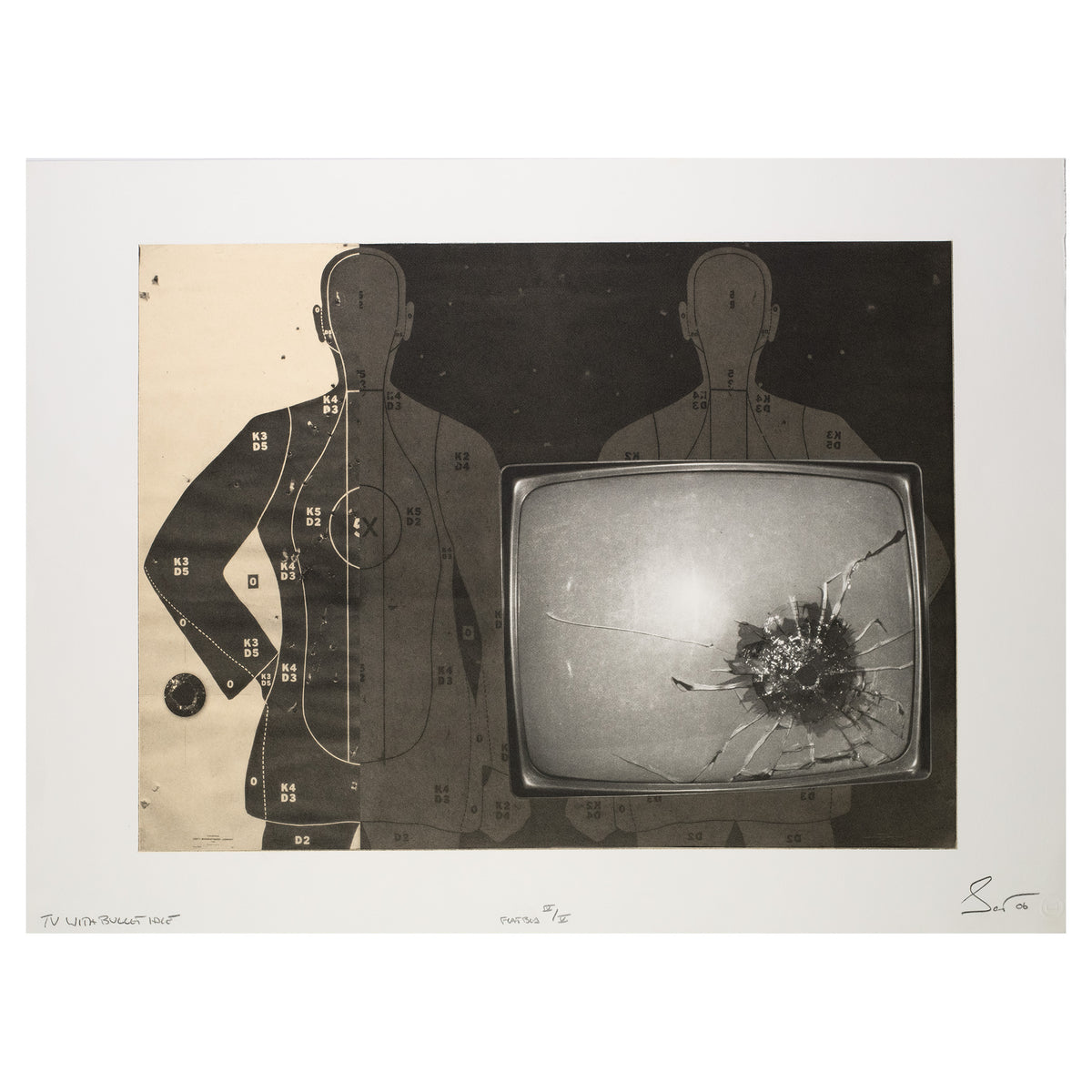 Scott, Jeff, TV With Bullet Hole, 2006