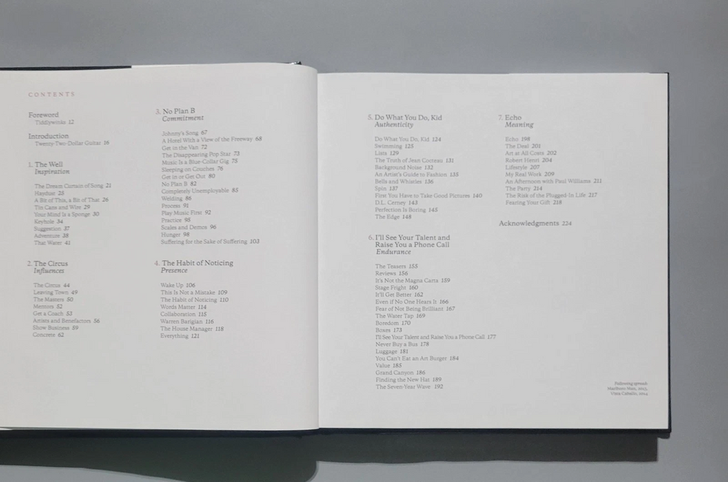 Book, The Habit of Noticing: Using Creativity to Make a Life, Darden Smith (2018, HC)