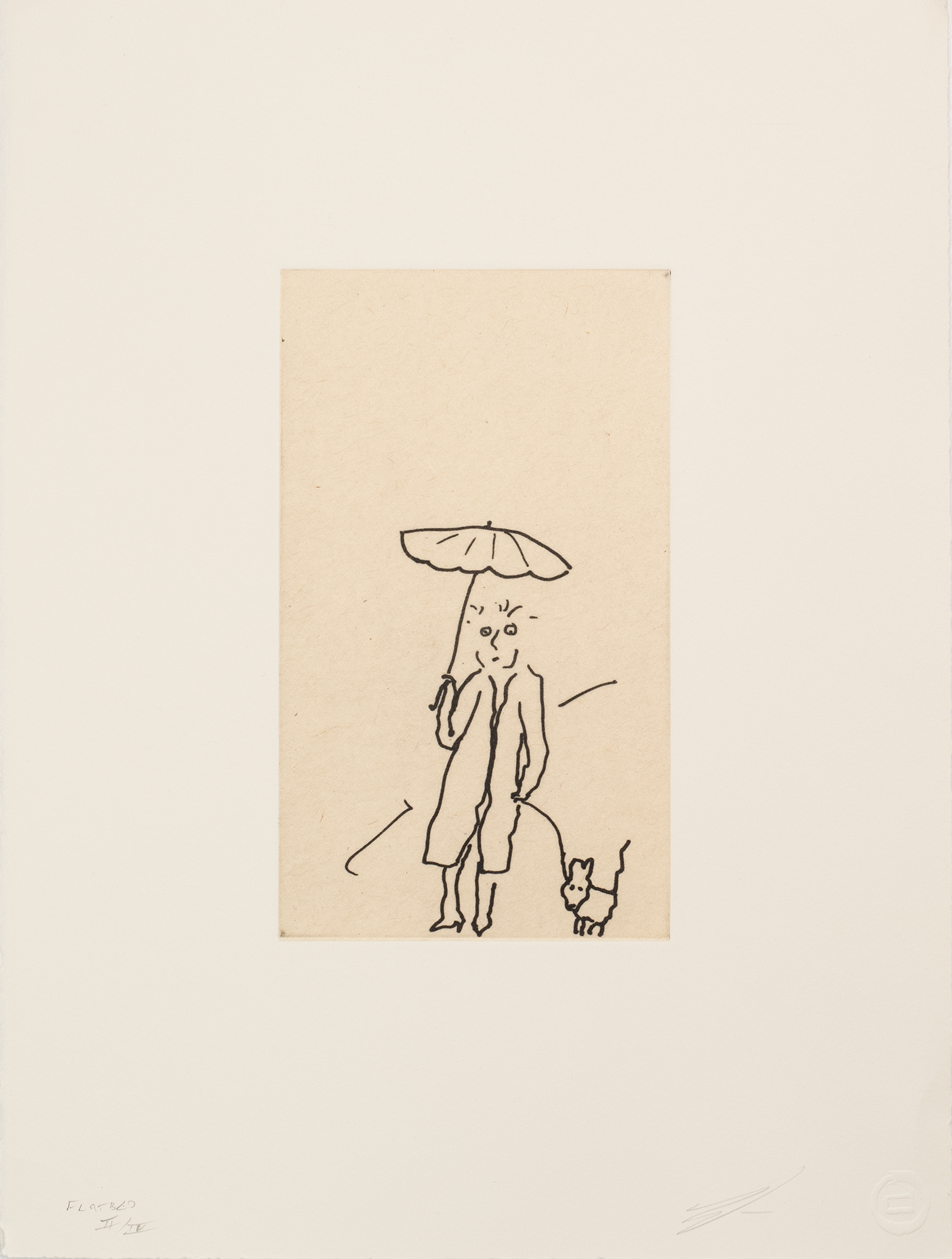 Untitled (Woman with her dog), Darden Smith, 2018