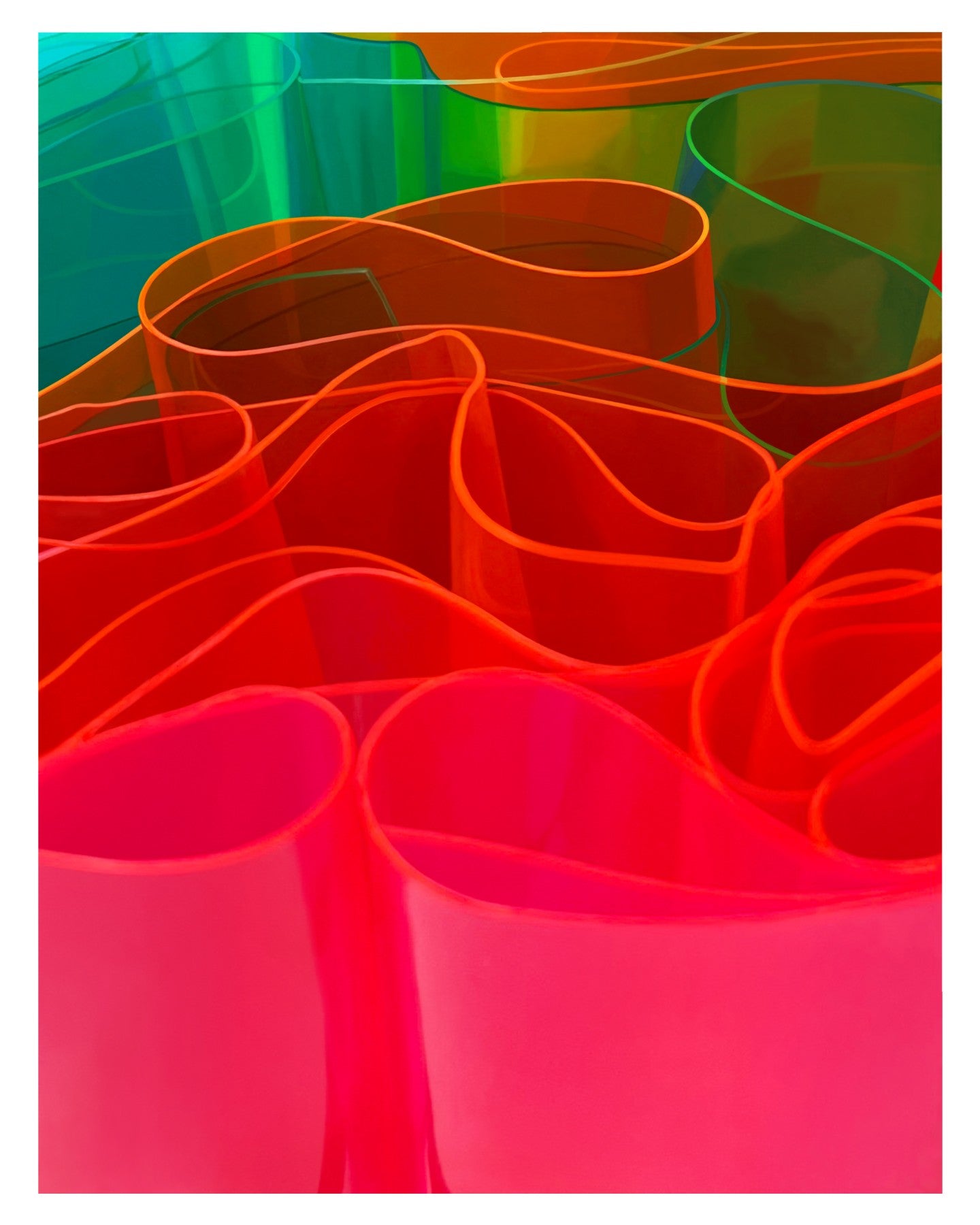 Truex, Suzanne, Neon Curl, 2025